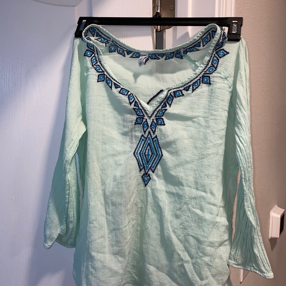 Small Old Navy Mint-colored tunic - Picture 1 of 4